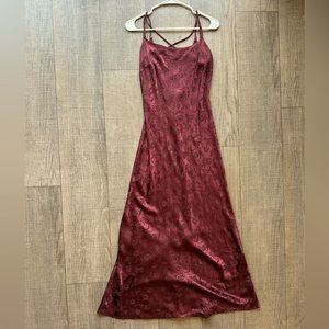 Vintage maxi slip dress S/M